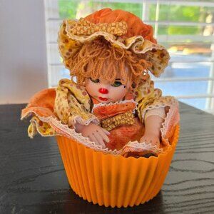 Marie Osmond Porcelain doll Rag A Muffin Pumpkin Spice , 8 inches 2006 #3501